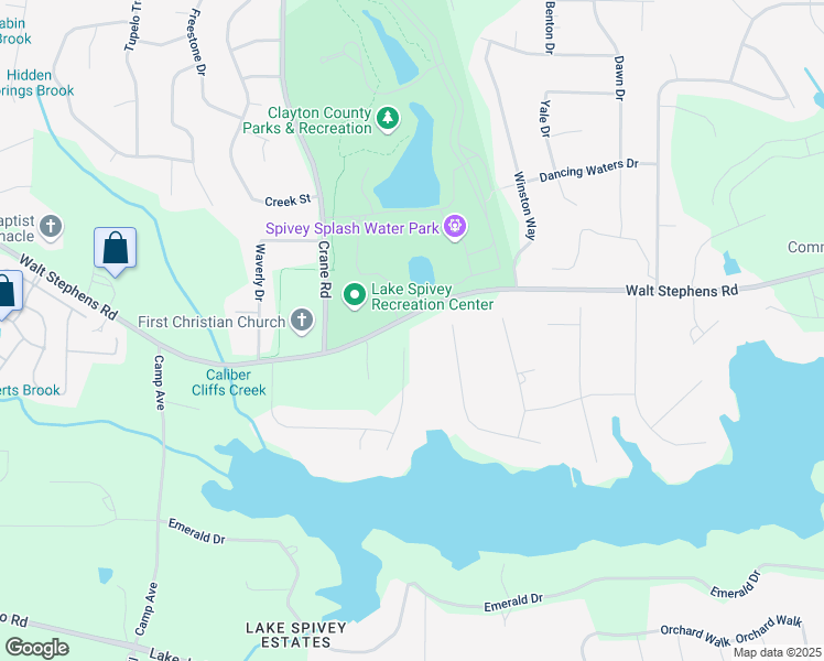 map of restaurants, bars, coffee shops, grocery stores, and more near 8560 Canal Drive in Jonesboro
