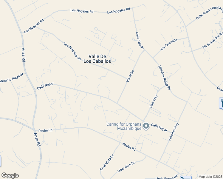 map of restaurants, bars, coffee shops, grocery stores, and more near 35450 Calle Nopal in Temecula