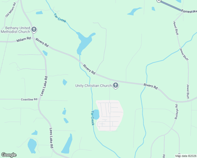 map of restaurants, bars, coffee shops, grocery stores, and more near 404-432 Rivers Road in Fayetteville