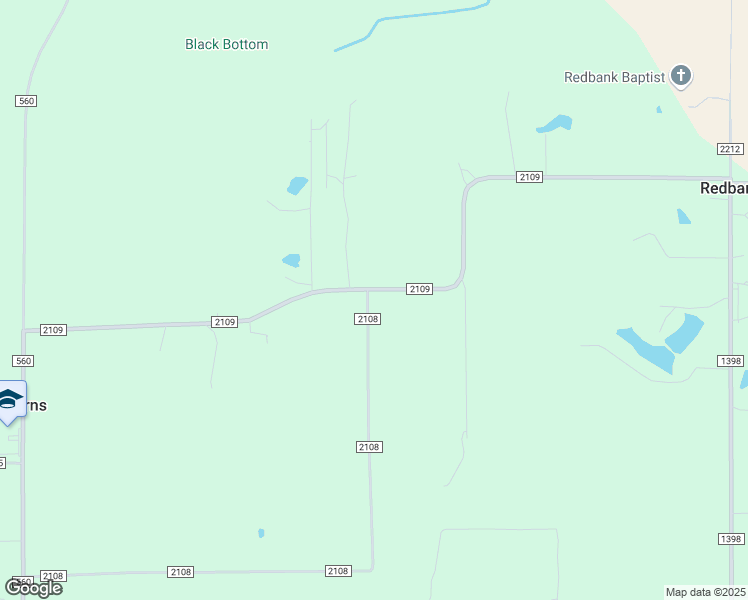 map of restaurants, bars, coffee shops, grocery stores, and more near 1770 County Road 2108 in Hooks