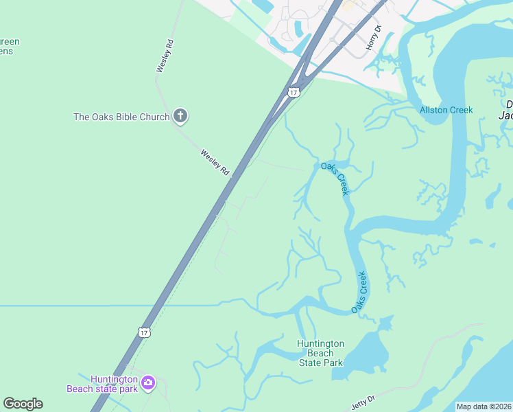 map of restaurants, bars, coffee shops, grocery stores, and more near 16 Gillette Place in Murrells Inlet