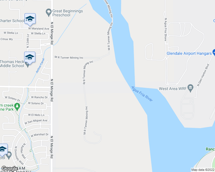 map of restaurants, bars, coffee shops, grocery stores, and more near W Bethany Home Rd in Glendale