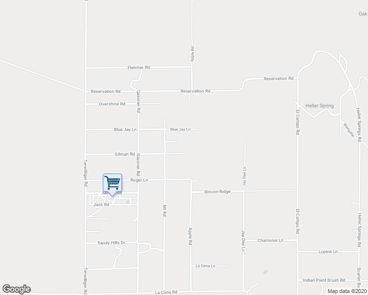 map of restaurants, bars, coffee shops, grocery stores, and more near 59480 Gilman Road in Anza