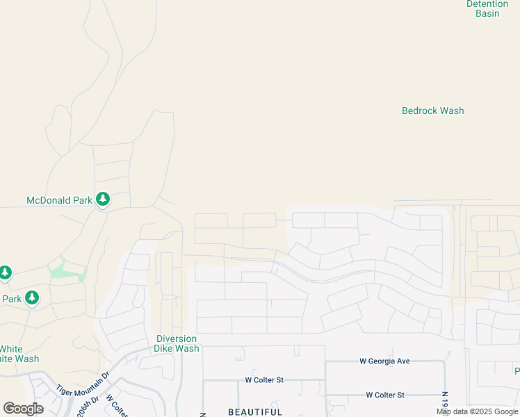map of restaurants, bars, coffee shops, grocery stores, and more near 20041 West Missouri Avenue in Litchfield Park