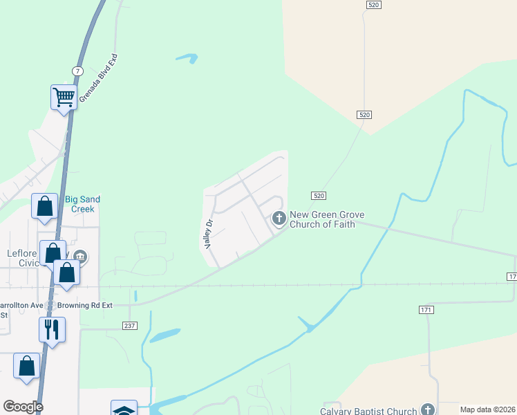 map of restaurants, bars, coffee shops, grocery stores, and more near 214 Amanda Circle in Greenwood