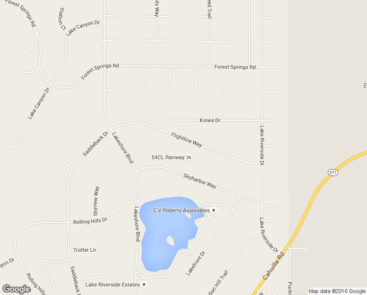 map of restaurants, bars, coffee shops, grocery stores, and more near 49485 Flightline Way in Aguanga