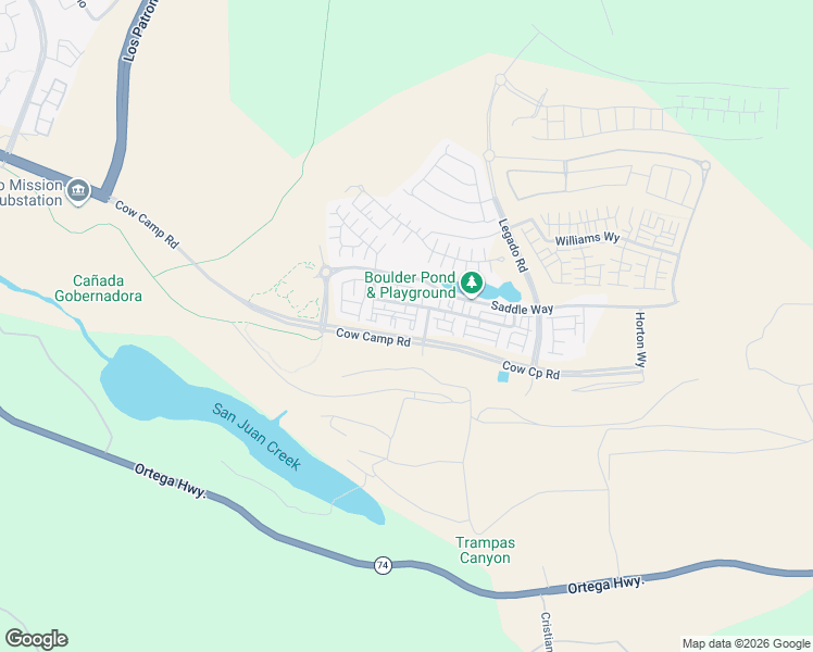 map of restaurants, bars, coffee shops, grocery stores, and more near 1400 Lasso Way in Mission Viejo