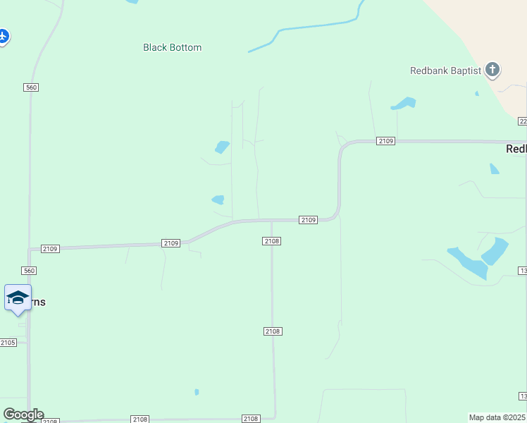 map of restaurants, bars, coffee shops, grocery stores, and more near 60 Tall Oak Road in Hooks