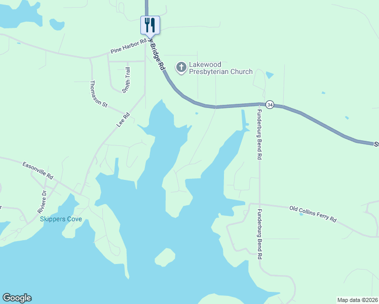 map of restaurants, bars, coffee shops, grocery stores, and more near 307 Allen Road in Pell City