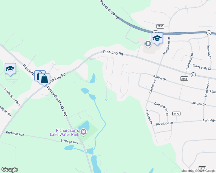 map of restaurants, bars, coffee shops, grocery stores, and more near 300 Kemper Downs Drive in Aiken