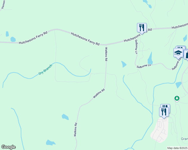 map of restaurants, bars, coffee shops, grocery stores, and more near 8495 Serenbe Road in Chattahoochee Hills