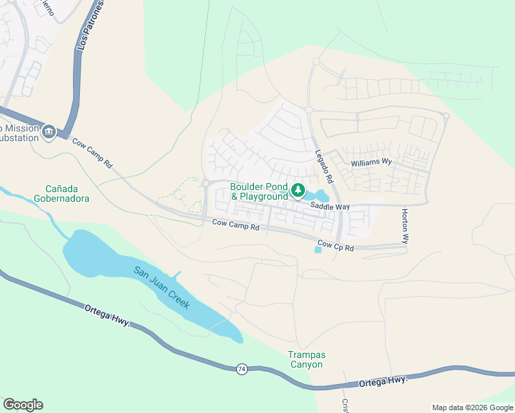 map of restaurants, bars, coffee shops, grocery stores, and more near 31121 Ortega Highway in San Juan Capistrano