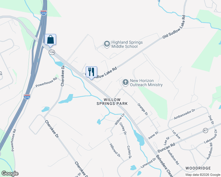 map of restaurants, bars, coffee shops, grocery stores, and more near 848 Belvedere Clearwater Road in North Augusta