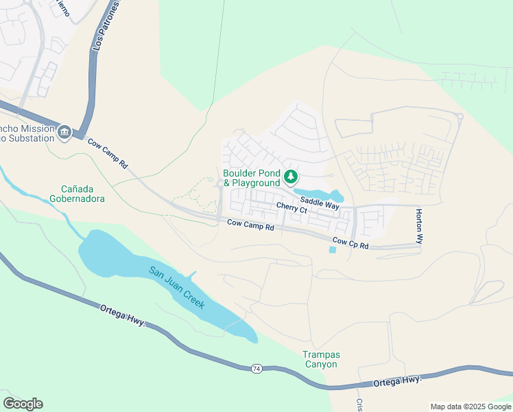 map of restaurants, bars, coffee shops, grocery stores, and more near 31121 Ortega Highway in San Juan Capistrano