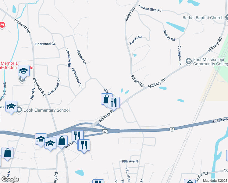 map of restaurants, bars, coffee shops, grocery stores, and more near 24 Par Avenue in Columbus