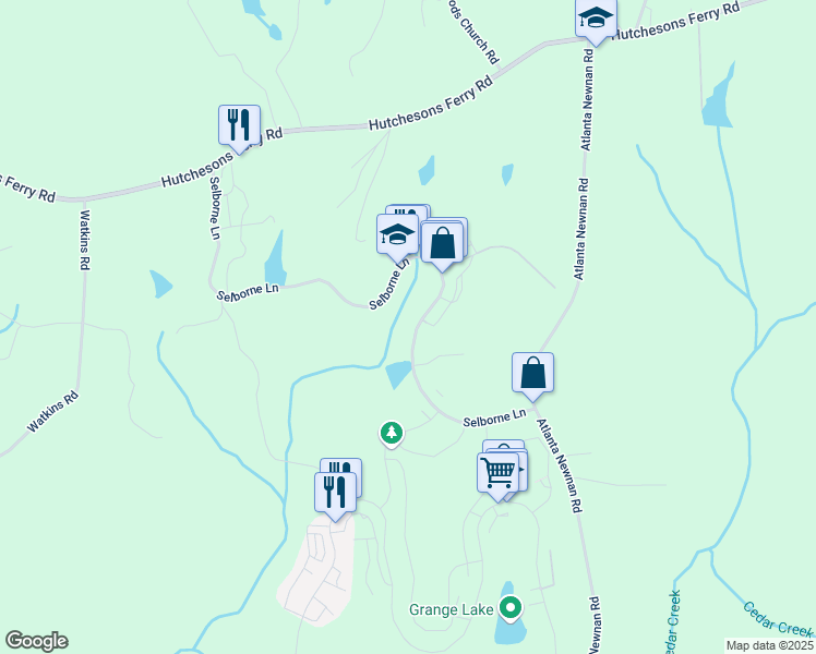 map of restaurants, bars, coffee shops, grocery stores, and more near 9179 Selborne Lane in Palmetto