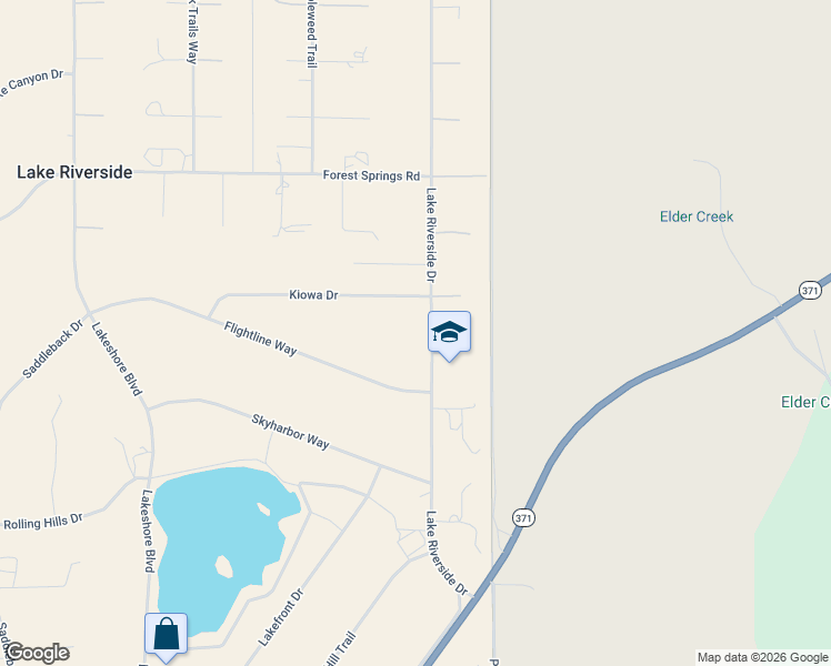 map of restaurants, bars, coffee shops, grocery stores, and more near 41187 Lake Riverside Drive in Aguanga