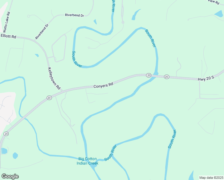 map of restaurants, bars, coffee shops, grocery stores, and more near 2021 Leola Lane in McDonough