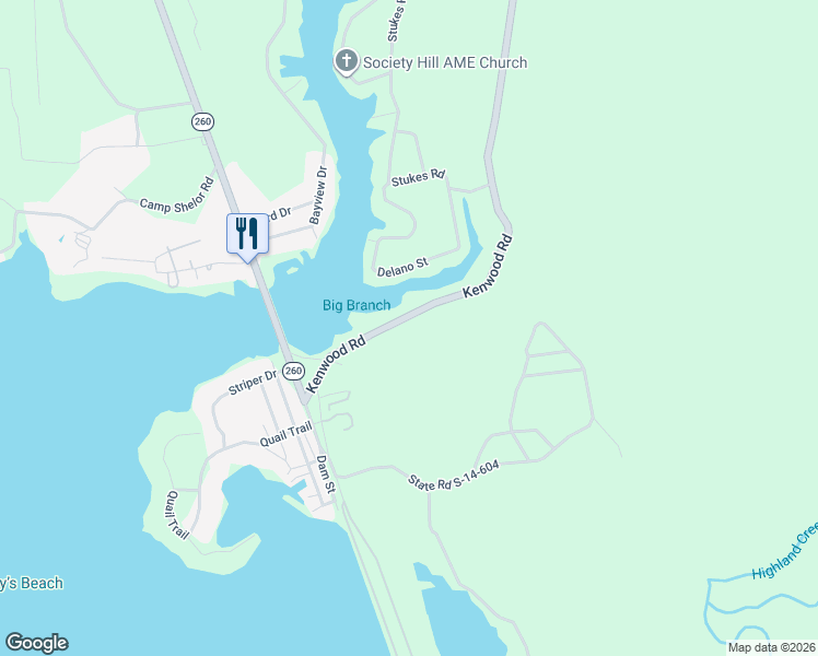 map of restaurants, bars, coffee shops, grocery stores, and more near 1324 Kenwood Road in Manning