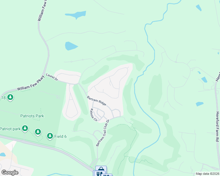 map of restaurants, bars, coffee shops, grocery stores, and more near 814 Long Cane Ridge in Evans