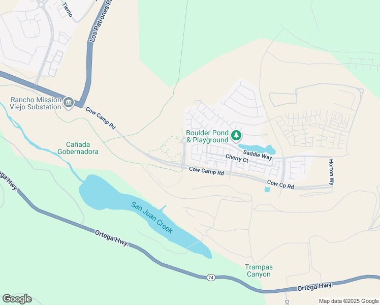 map of restaurants, bars, coffee shops, grocery stores, and more near 371 Gelding Way in Mission Viejo