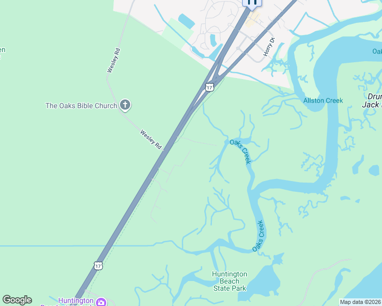 map of restaurants, bars, coffee shops, grocery stores, and more near 100 Gillette Place in Murrells Inlet
