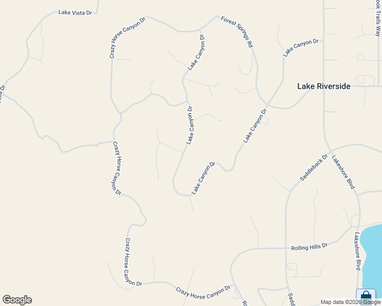 map of restaurants, bars, coffee shops, grocery stores, and more near Lake Canyon Drive in Riverside County
