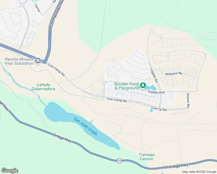 map of restaurants, bars, coffee shops, grocery stores, and more near 332 Gelding Way in Mission Viejo