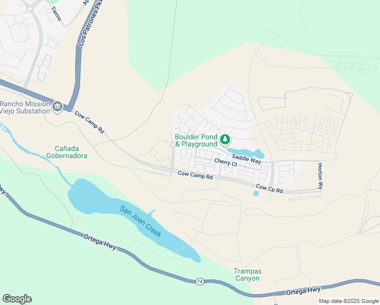 map of restaurants, bars, coffee shops, grocery stores, and more near 531 Old Vine Drive in Mission Viejo