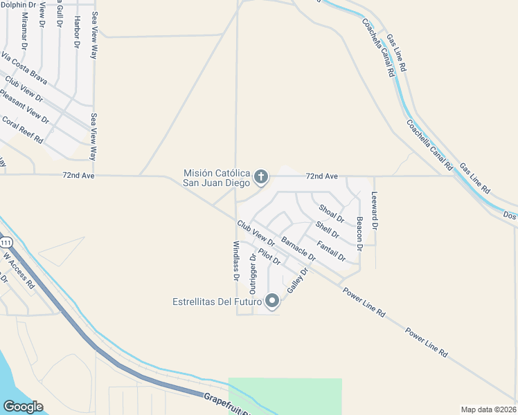 map of restaurants, bars, coffee shops, grocery stores, and more near 100060 Rocky Point Drive in Mecca