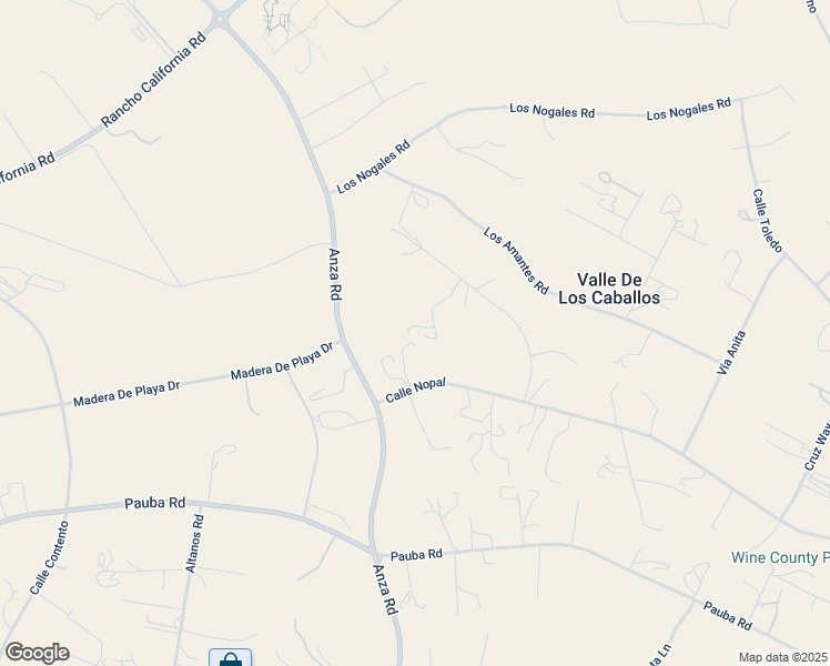 map of restaurants, bars, coffee shops, grocery stores, and more near 35051 Calle La Coca in Temecula