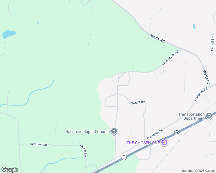 map of restaurants, bars, coffee shops, grocery stores, and more near 828 Goodenville Road in Munford