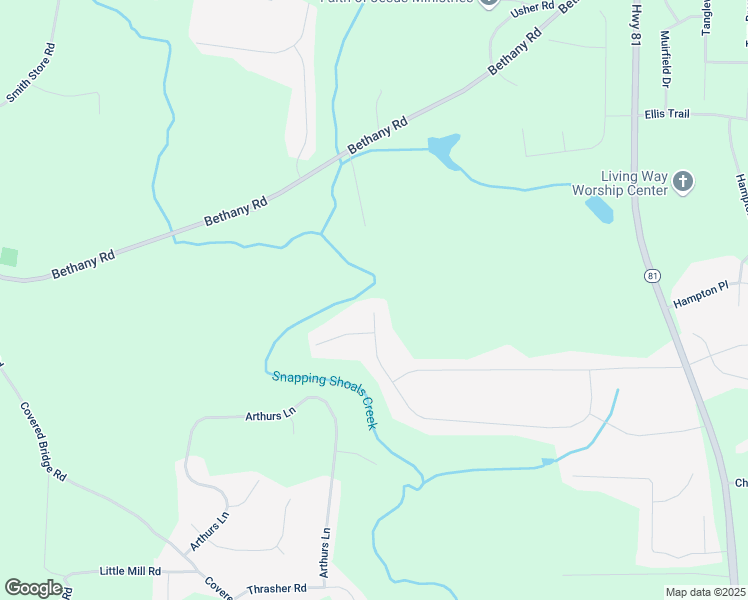 map of restaurants, bars, coffee shops, grocery stores, and more near 405 Willow Shoals Drive in Covington