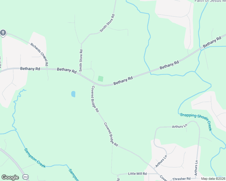 map of restaurants, bars, coffee shops, grocery stores, and more near 925 Bethany Road in Covington