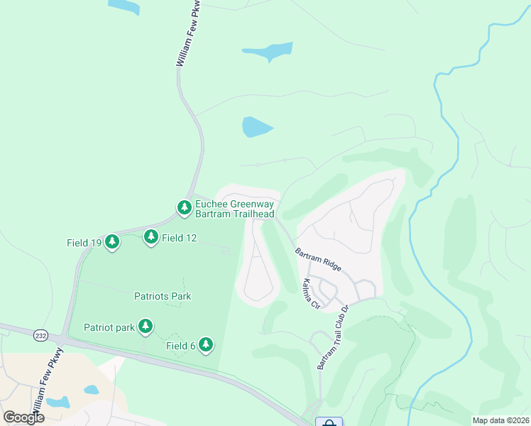 map of restaurants, bars, coffee shops, grocery stores, and more near 938 Bartram Ridge in Evans