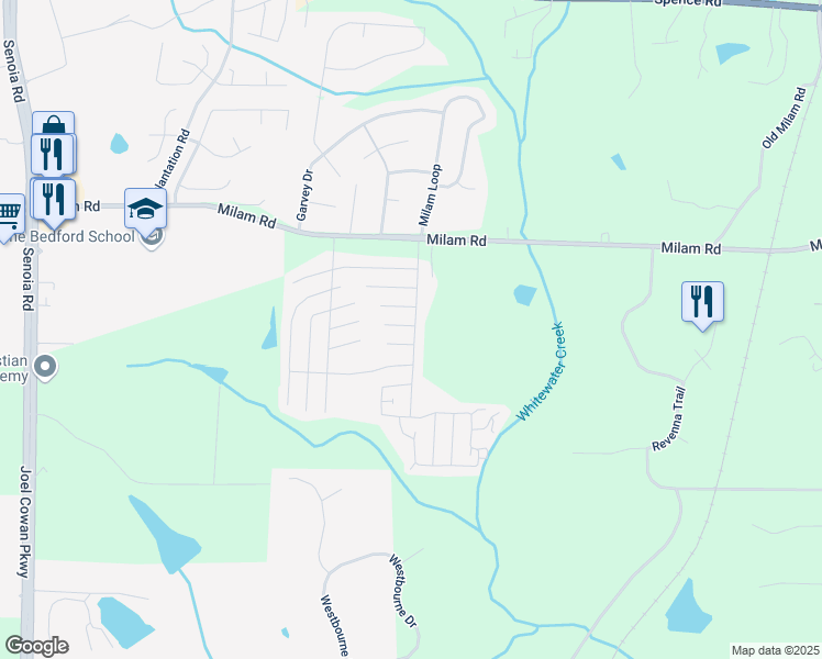 map of restaurants, bars, coffee shops, grocery stores, and more near 395 Greenview Boulevard in Fayetteville