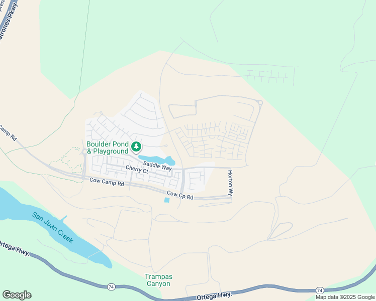map of restaurants, bars, coffee shops, grocery stores, and more near 1201 Grassland Road in Ladera Ranch