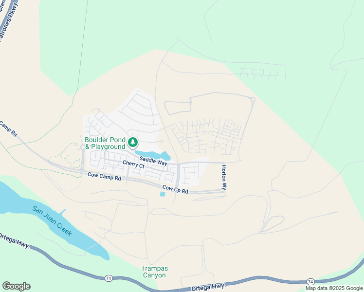 map of restaurants, bars, coffee shops, grocery stores, and more near 1201 Grassland Road in Ladera Ranch