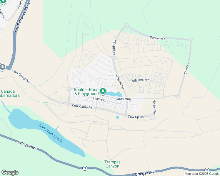 map of restaurants, bars, coffee shops, grocery stores, and more near Unnamed Road in San Juan Capistrano