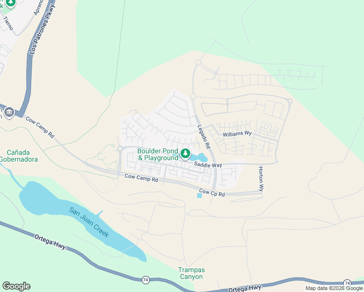 map of restaurants, bars, coffee shops, grocery stores, and more near Unnamed Road in San Juan Capistrano