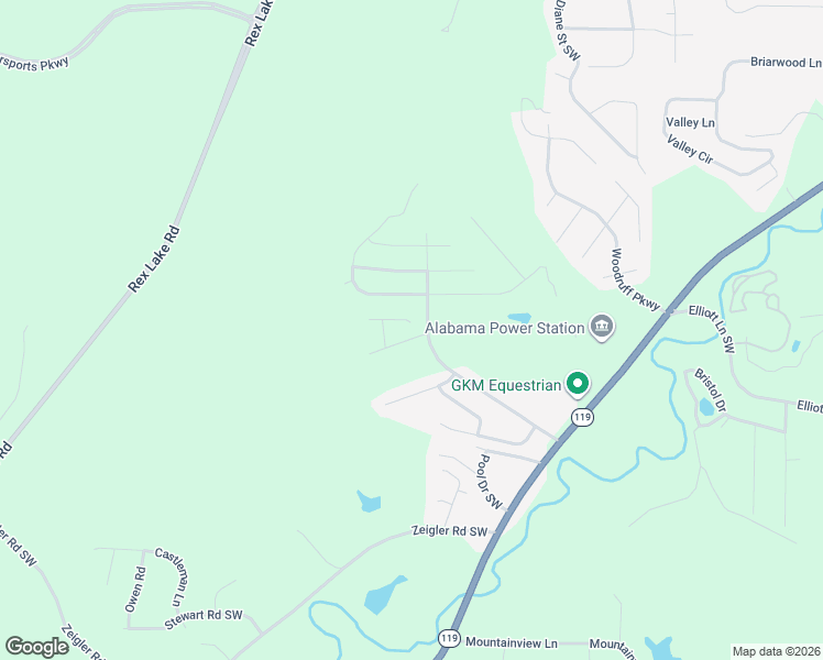 map of restaurants, bars, coffee shops, grocery stores, and more near 6485 Southern Trace Drive in Leeds