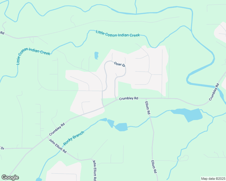 map of restaurants, bars, coffee shops, grocery stores, and more near 113 Osier Drive in McDonough