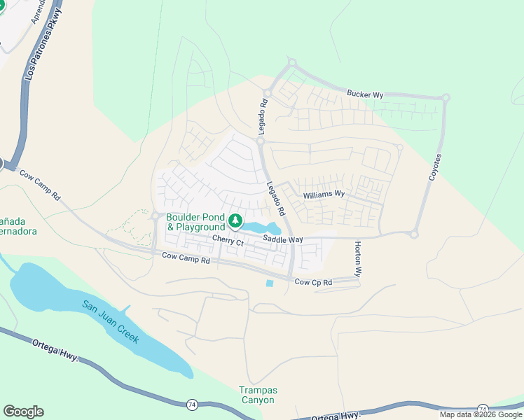 map of restaurants, bars, coffee shops, grocery stores, and more near Unnamed Road in San Juan Capistrano