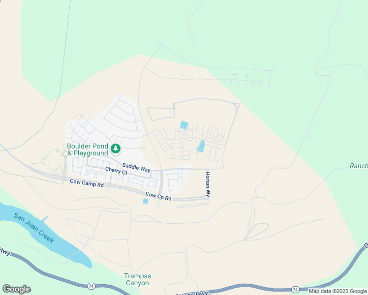 map of restaurants, bars, coffee shops, grocery stores, and more near 1270 Windmill Road in Ladera Ranch