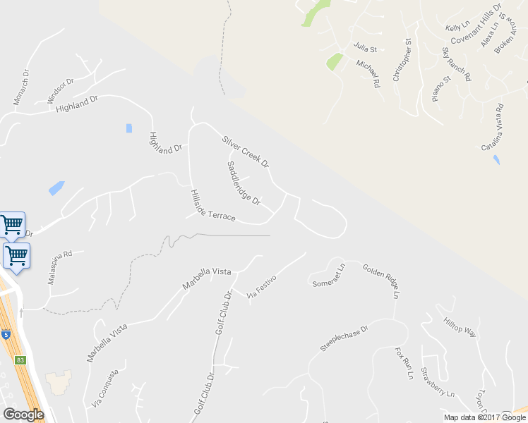 map of restaurants, bars, coffee shops, grocery stores, and more near 30161 Saddleridge Drive in San Juan Capistrano