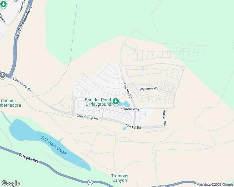 map of restaurants, bars, coffee shops, grocery stores, and more near Unnamed Road in San Juan Capistrano