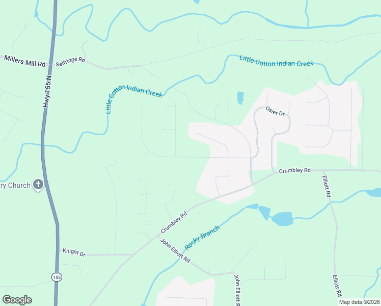 map of restaurants, bars, coffee shops, grocery stores, and more near 716 Trickle Lane in McDonough