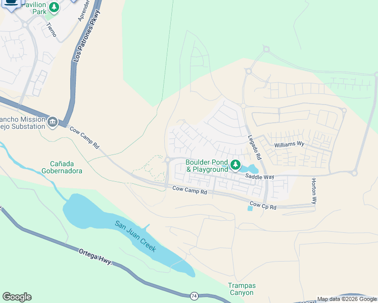 map of restaurants, bars, coffee shops, grocery stores, and more near 31121 Ortega Highway in San Juan Capistrano