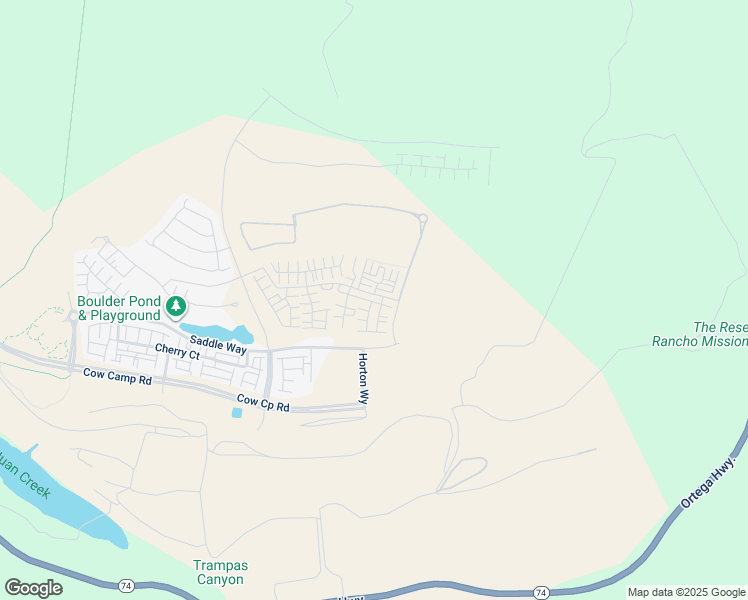 map of restaurants, bars, coffee shops, grocery stores, and more near Unnamed Road in San Juan Capistrano