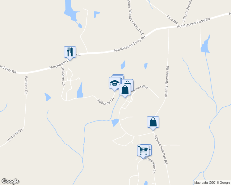 map of restaurants, bars, coffee shops, grocery stores, and more near 9057 Selborne Lane in Palmetto